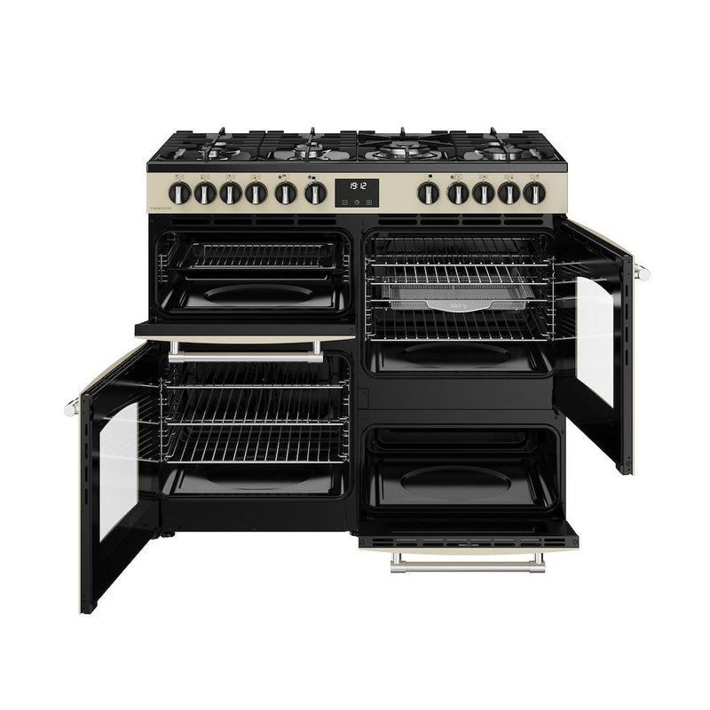 Belling 444411830 Farmhouse 100cm Dual Fuel Range Cooker - Cream