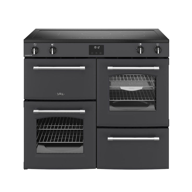 Belling 444411831 Farmhouse 100cm Induction Range Cooker - Anthracite