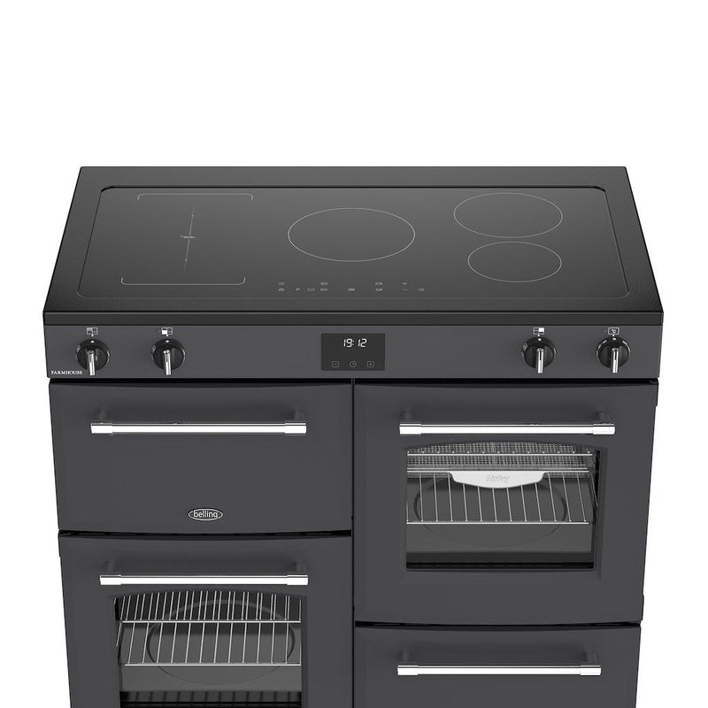 Belling 444411831 Farmhouse 100cm Induction Range Cooker - Anthracite