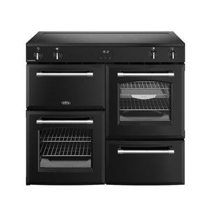 Belling 444411832 Farmhouse 100cm Induction Range Cooker - Black