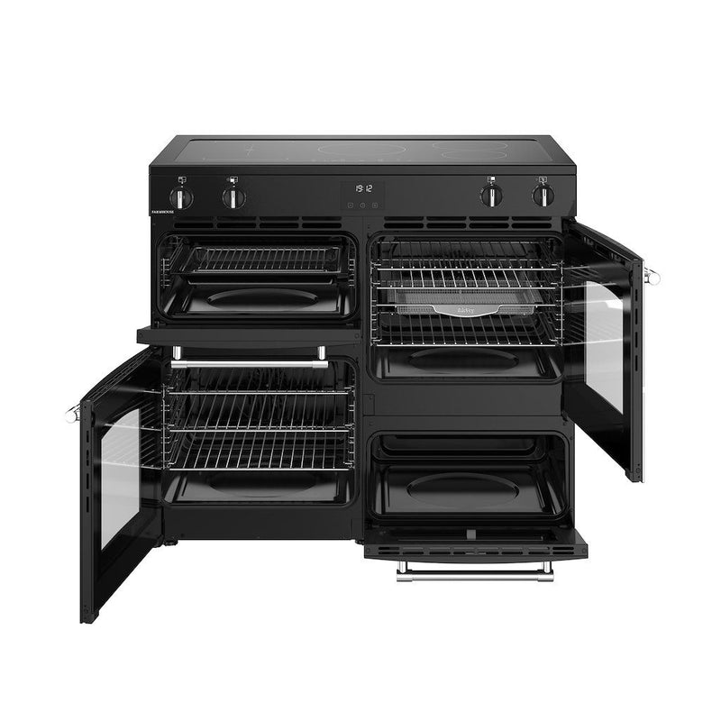 Belling 444411832 Farmhouse 100cm Induction Range Cooker - Black