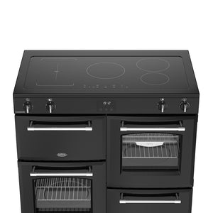 Belling 444411832 Farmhouse 100cm Induction Range Cooker - Black