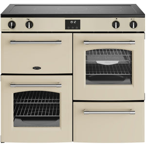 Belling 444411833 Farmhouse 100cm Induction Range Cooker - Cream