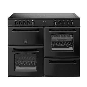 Belling 444411835 Farmhouse 110cm Ceramic Range Cooker - Black