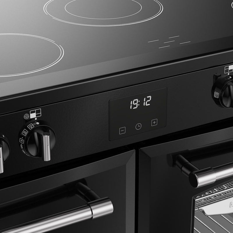 Belling 444411835 Farmhouse 110cm Ceramic Range Cooker - Black