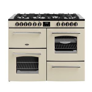 Belling 444411839 Farmhouse 110cm Dual Fuel Range Cooker - Cream