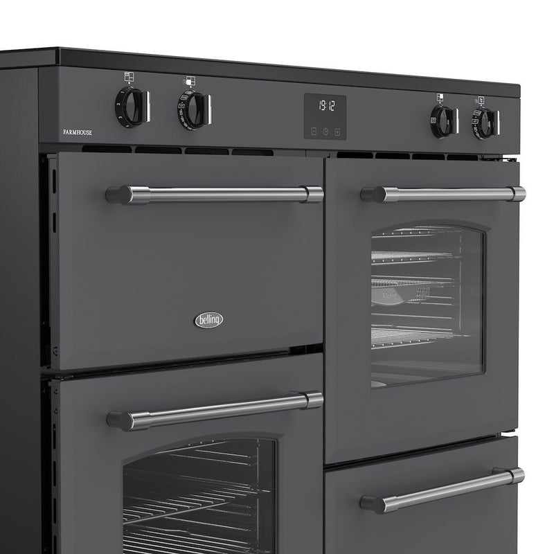 Belling 444411840 Farmhouse 110cm Induction Range Cooker - Anthracite