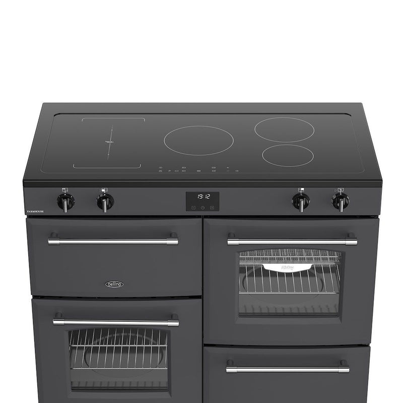Belling 444411840 Farmhouse 110cm Induction Range Cooker - Anthracite