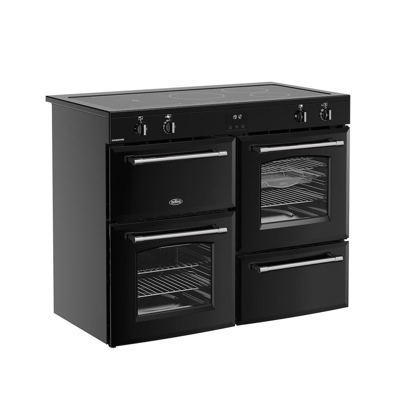 Belling 444411841 Farmhouse 110cm Induction Range Cooker - Black