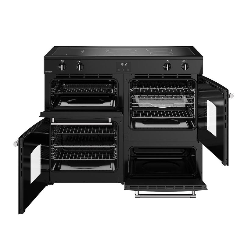 Belling 444411841 Farmhouse 110cm Induction Range Cooker - Black