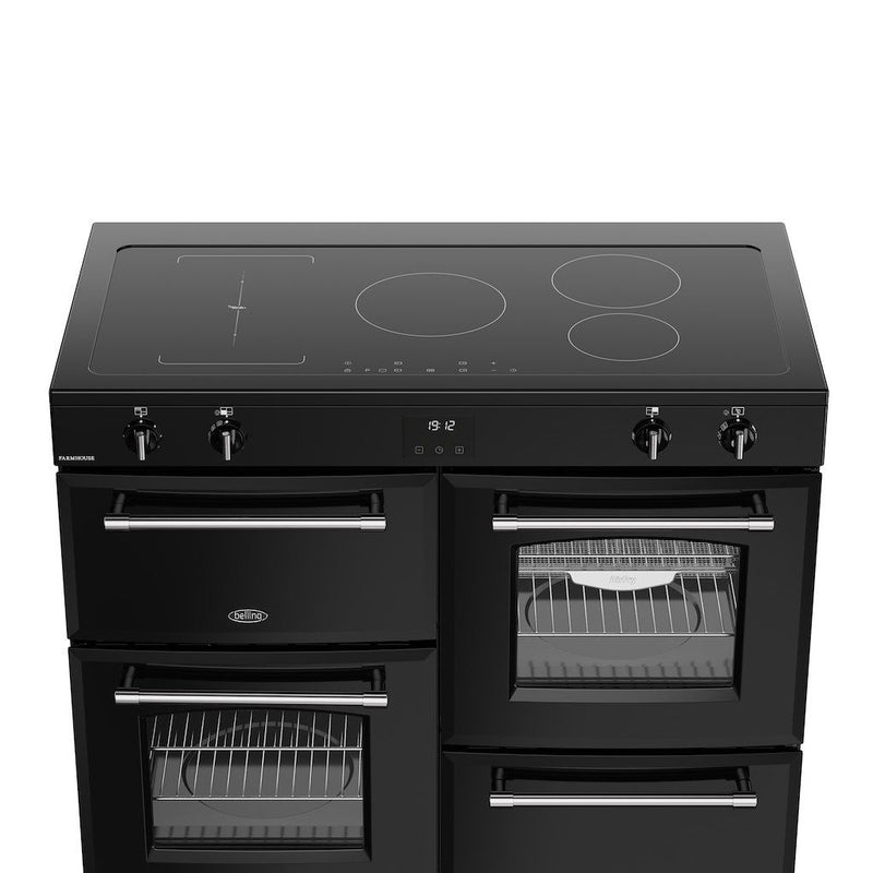 Belling 444411841 Farmhouse 110cm Induction Range Cooker - Black