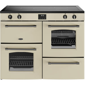 Belling 444411842 Farmhouse 110cm Induction Range Cooker - Cream