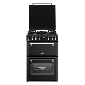 Stoves 444411844 Richmond 60cm Deluxe Dual Fuel Freestanding Cooker - Black