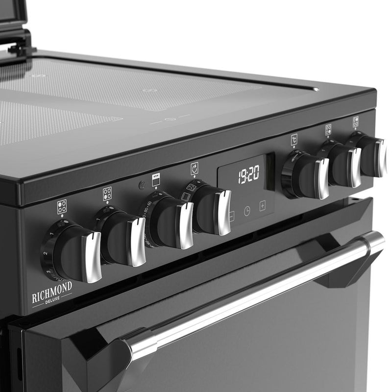 Stoves 444411847 Richmond 60cm Deluxe Induction Freestanding Cooker - Black