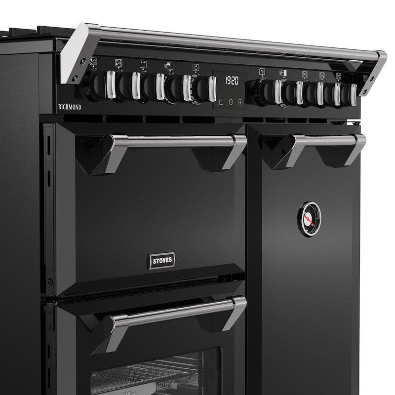 Stoves 444411850 Richmond 90cm Dual Fuel Range Cooker - Black