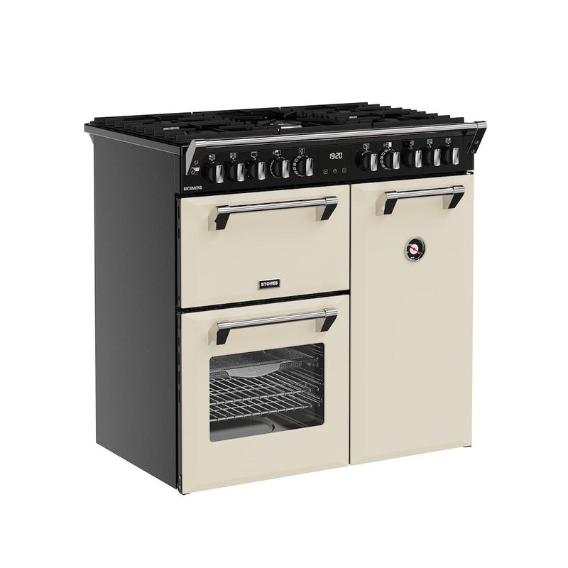 Stoves 444411851 Richmond 90cm Dual Fuel Range Cooker - Cream