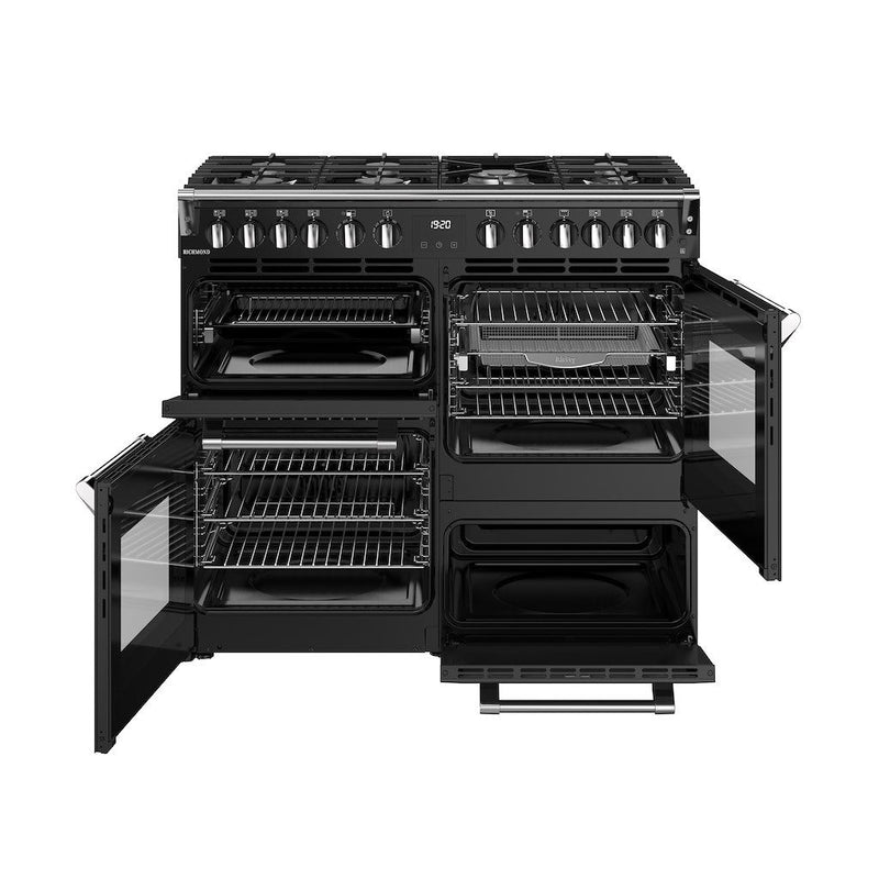 Stoves 444411856 Richmond 100cm Dual Fuel Range Cooker - Black