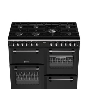 Stoves 444411856 Richmond 100cm Dual Fuel Range Cooker - Black