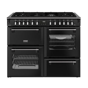 Stoves 444411862 Richmond 110cm Dual Fuel Range Cooker - Black