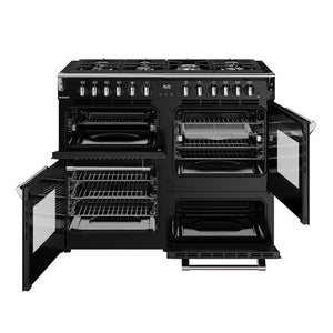 Stoves 444411862 Richmond 110cm Dual Fuel Range Cooker - Black