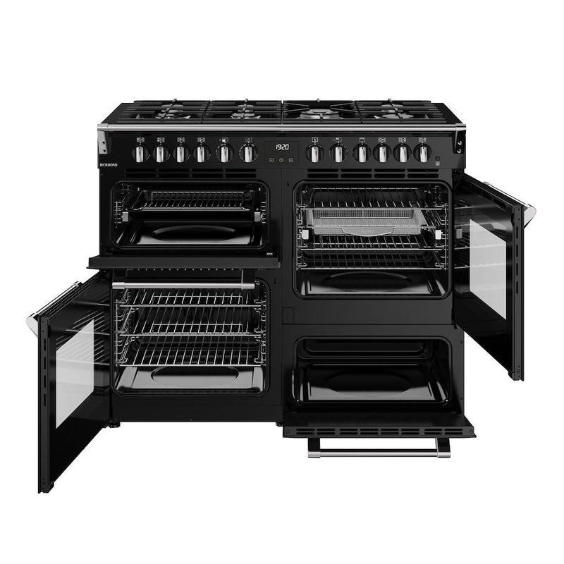 Stoves 444411862 Richmond 110cm Dual Fuel Range Cooker - Black