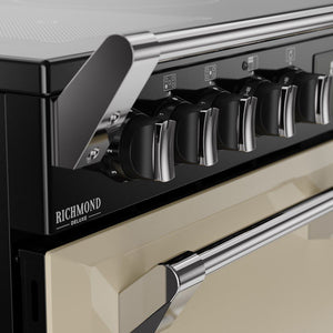 Stoves 444411870 Richmond 90cm Deluxe Induction Range Cooker - Cream