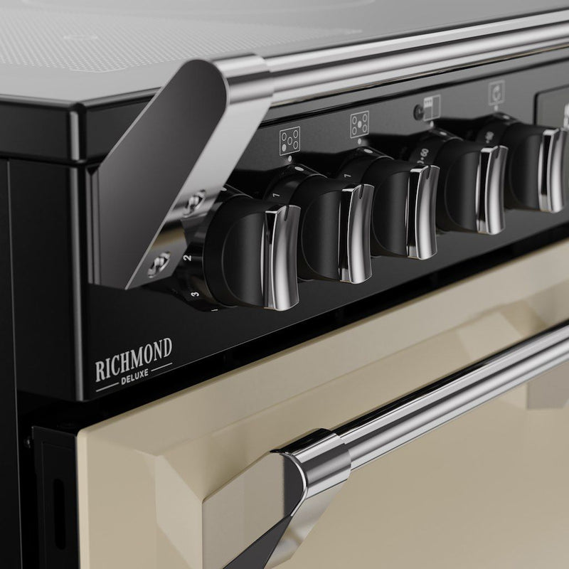 Stoves 444411870 Richmond 90cm Deluxe Induction Range Cooker - Cream