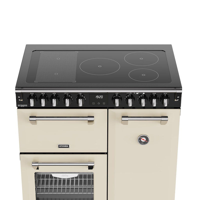 Stoves 444411870 Richmond 90cm Deluxe Induction Range Cooker - Cream
