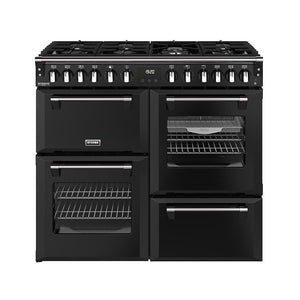 Stoves 444411871 Richmond 100cm Deluxe Dual Fuel Range Cooker - Black