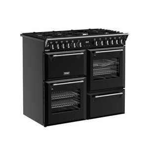 Stoves 444411871 Richmond 100cm Deluxe Dual Fuel Range Cooker - Black