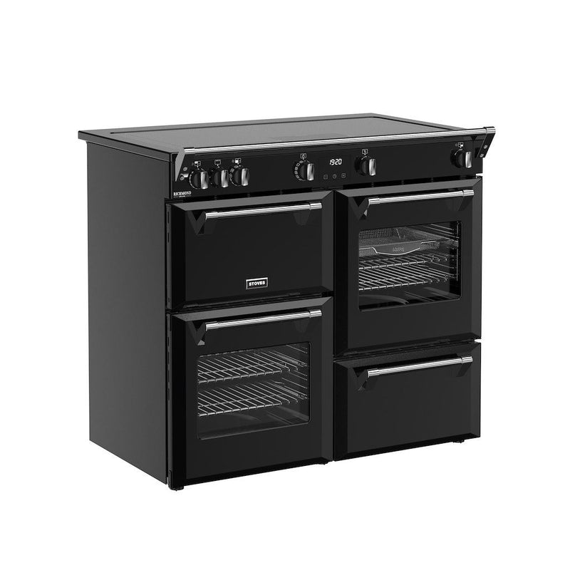 Stoves 444411875 Richmond 100cm Deluxe Induction Range Cooker - Black