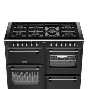 Stoves 444411876 Richmond 110cm Deluxe Dual Fuel Range Cooker - Black