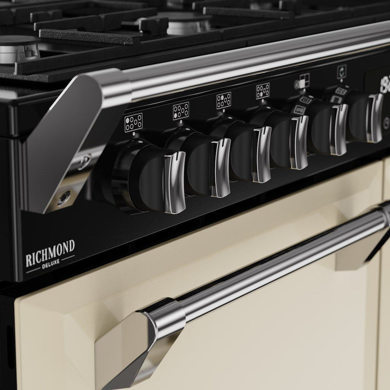 Stoves 444411877 Richmond 110cm Deluxe Dual Fuel Range Cooker - Cream