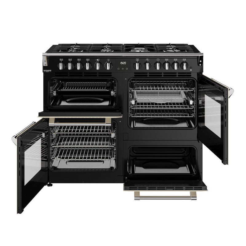 Stoves 444411877 Richmond 110cm Deluxe Dual Fuel Range Cooker - Cream