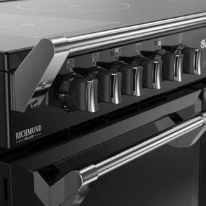 Stoves 444411878 Richmond 110cm Deluxe Induction Range Cooker - Black