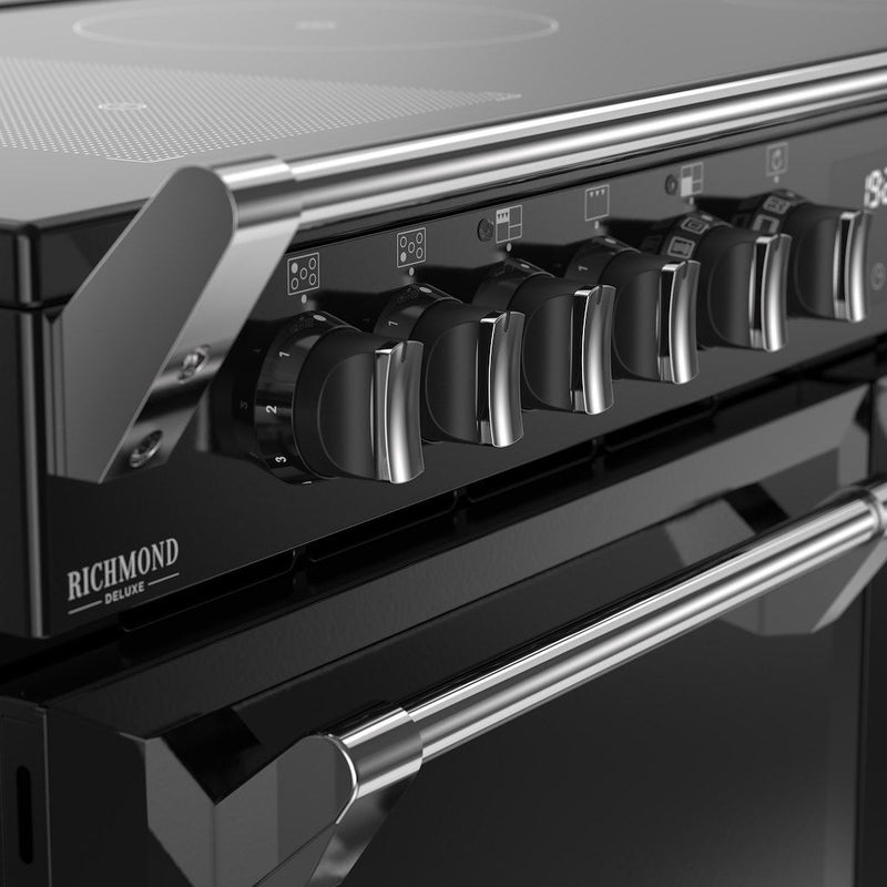 Stoves 444411878 Richmond 110cm Deluxe Induction Range Cooker - Black
