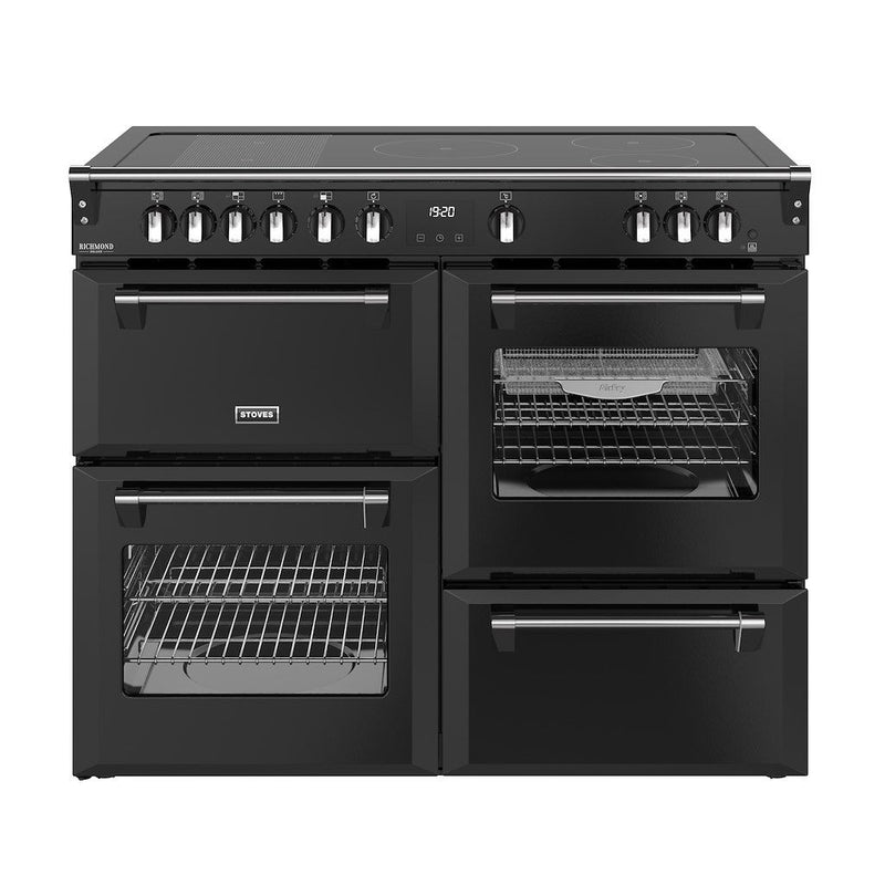 Stoves 444411878 Richmond 110cm Deluxe Induction Range Cooker - Black