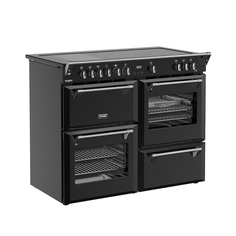 Stoves 444411878 Richmond 110cm Deluxe Induction Range Cooker - Black
