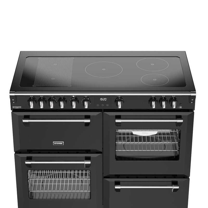 Stoves 444411878 Richmond 110cm Deluxe Induction Range Cooker - Black