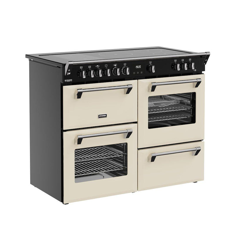 Stoves 444411879 Richmond 110cm Deluxe Induction Range Cooker - Cream