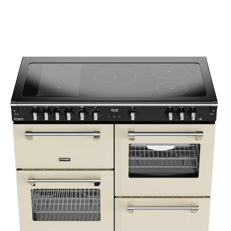 Stoves 444411879 Richmond 110cm Deluxe Induction Range Cooker - Cream