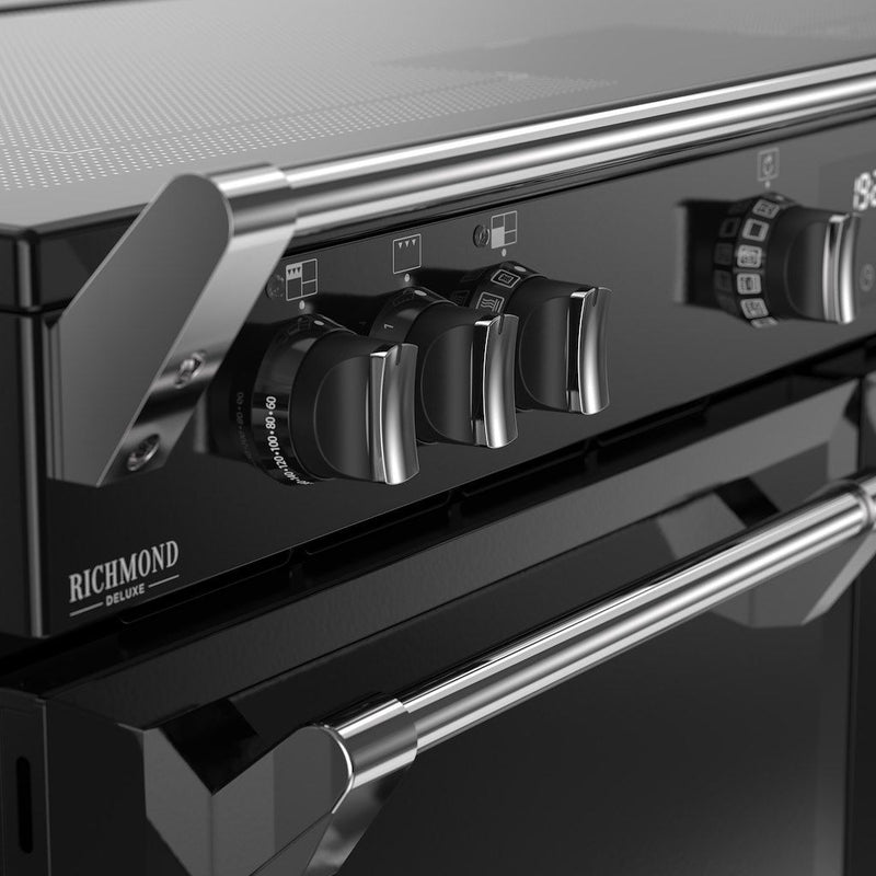 Stoves 444411880 Richmond 110cm Deluxe Zoneless Induction Range Cooker - Black