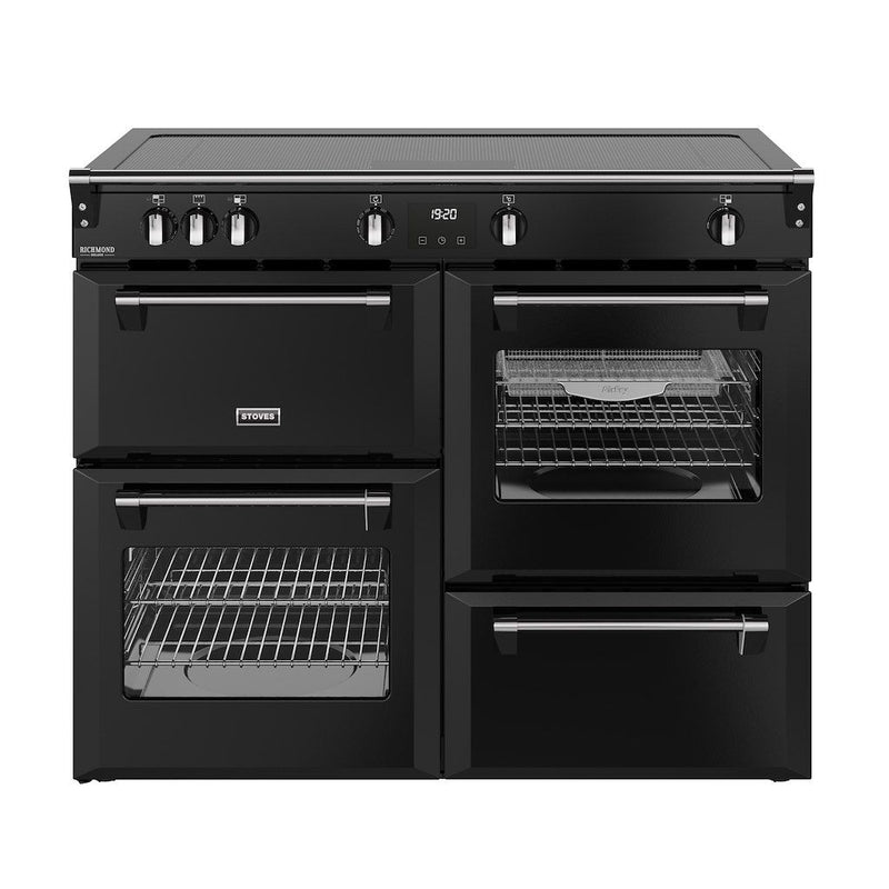 Stoves 444411880 Richmond 110cm Deluxe Zoneless Induction Range Cooker - Black