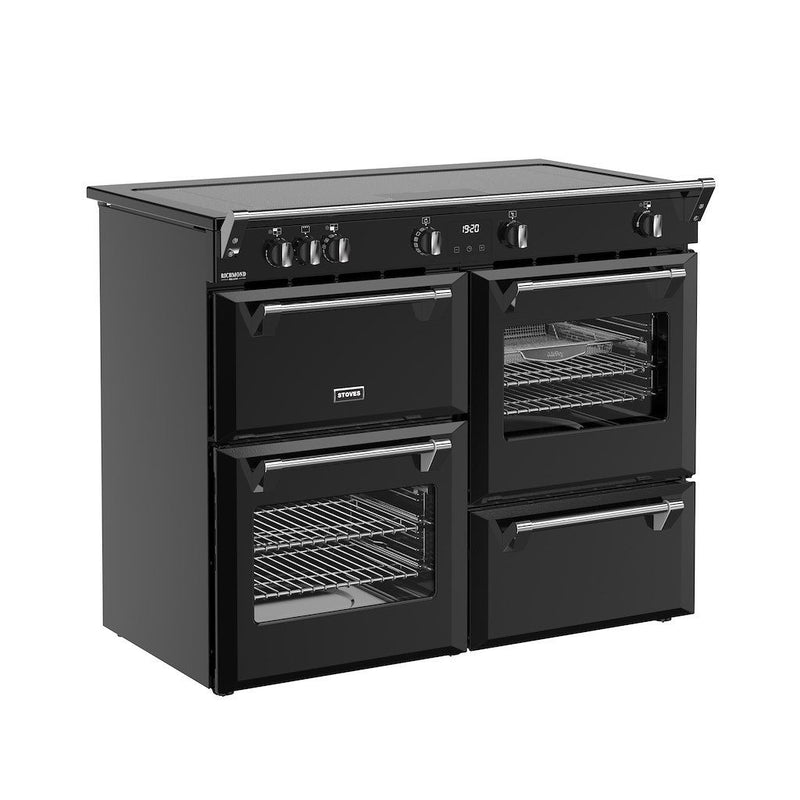 Stoves 444411880 Richmond 110cm Deluxe Zoneless Induction Range Cooker - Black