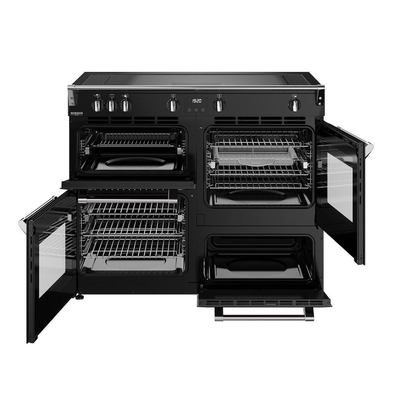 Stoves 444411880 Richmond 110cm Deluxe Zoneless Induction Range Cooker - Black