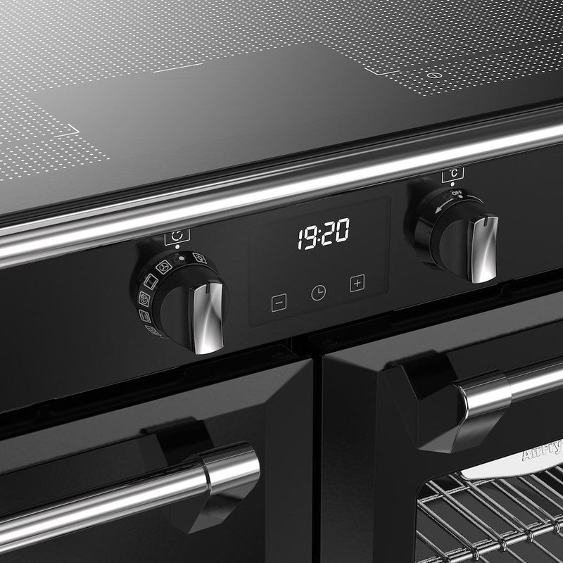 Stoves 444411880 Richmond 110cm Deluxe Zoneless Induction Range Cooker - Black