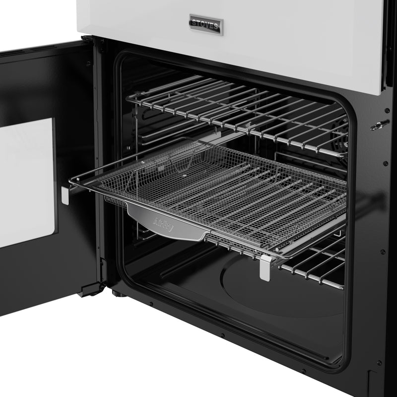Stoves 444411993 Richmond Deluxe 60cm Dual Fuel Cooker - Ice White