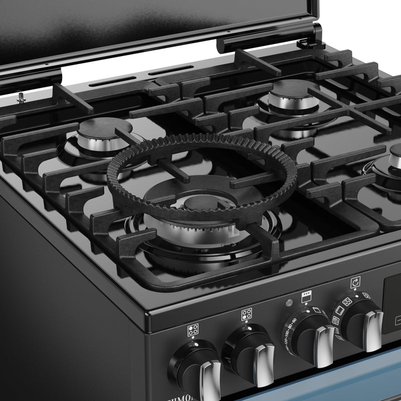 Stoves 444411994 Richmond Deluxe 60cm Dual Fuel Cooker - Twilight Blue