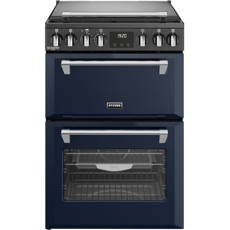 Stoves 444411995 Richmond Deluxe 60cm Dual Fuel Cooker - Midnight Blue