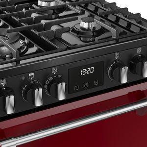 Stoves 444411997 Richmond Deluxe 60cm Dual Fuel Cooker - Garnet Red